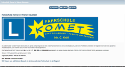 Desktop Screenshot of m.fahrschule-komet.at